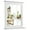 White, variant on Giantex Bathroom Wall Mirror, Square Vanity  Makeup  Hanging Mirror for Dressing Room Washroom Bedroom, Coffee