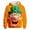 Orange, variant on St Patrick's Day Hooded Sweatshirt Irish Green Graphic Pullover Casual Jacket For Holiday Celebration