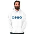 thumbnail image 5 of DOTS Vintage Gumdrops Candy Logo Hoodie Sweatshirt Women Men Brisco Brands M, 5 of 6