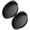 thumbnail image 1 of CIMAXIC 2Ud Carbon Steel Baking Pan Negro Para Hornear Tartas, Pasteles Y Pan Con Fácil Limpieza, 1 of 8