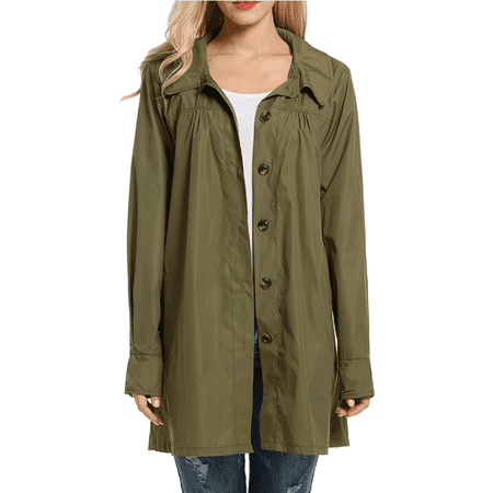 Womens hooded jackets for rain at walmart