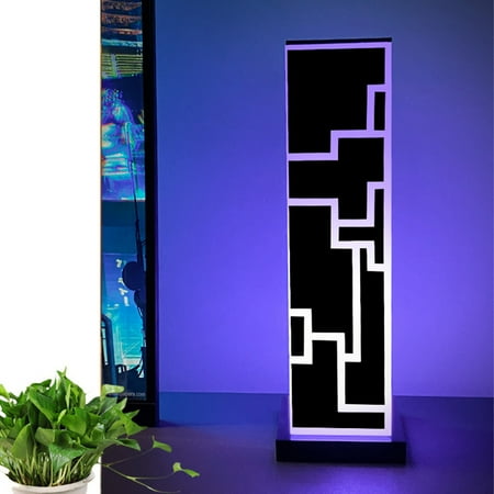 

Technology Sense 16 Color-Changing Home decoration products Architectural Decoration Table Lamp Desktop Rectangular Night Bar Clear Home decorations for living room Bar Desktop L-shaped A-tm