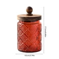 thumbnail image 3 of Glass Jar Storage Container, Colored Kitchen Canister for Snacks and Tea, Airtight Sealed Lid for Dry Goods and Pantry Organization, Decorative Home Decor, Topliu, 3 of 9