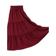 thumbnail image 4 of EFINNY Women's Long Skirt Large Pendulum Pleated Loose Dress, 4 of 6