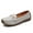 Grey, variant on Women's Casual Loafers Slip On Leather Shoes Lightweight Casual Walking Shoes Female Moccasins Classic Penny Loafer Flats Boat Shoes