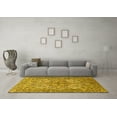 thumbnail image 3 of Ahgly Company Machine Washable Indoor Rectangle Animal Yellow Traditional Area Rugs, 4' x 6', 3 of 4
