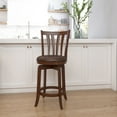 thumbnail image 5 of Hillsdale Furniture Savana Wood Counter Height Swivel Stool, Cherry, 5 of 16