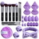 thumbnail image 1 of Set de brochas de maquillaje BS-MALL, 30 unidades, con toallitas para lavar la cara, 1 of 7