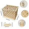 thumbnail image 2 of Maoww Wedding Card Box Elegant DIY Card Reusable Personalized Collapsible Envelop Gift Card Boxes for Wedding Reception Birthday Party JM01375, 2 of 8