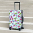 thumbnail image 5 of Uemuo Strawberry And Flowers Printed Washable Luggage Cover - Fashion Suitcase Protector Fits 18-32 Inch Luggage -Large, 5 of 9