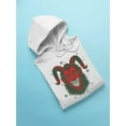 thumbnail image 3 of Yule Be Sorry Krampus Dark Christmas Men's Hoodie, 3 of 4