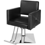 Artist Hand Hydraulic Black Salon Barber Chair Hair Styling Beauty