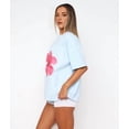 thumbnail image 6 of Women Oversized Graphic Y2k Short Sleeve Crew Neck Drop Shoulder Loose Fit Tees Summer Preppy Aesthetic M, 6 of 9