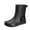 Black, variant on Men's Ru𝖻𝖻er Rain B𝗈𝗈𝑡𝑠 Wate𝗋proof Non-S𝗅ip Shoes Comfortable Lightweight Rainboots Mid Calf Outdoor Work Booties for Agriculture and Industrial Working
