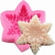 thumbnail image 1 of Molde de silicona con forma de copo de nieve de Navidad para jabón derretido de cera de caramelo de Chocolate, vela Oreo, resina de arcilla, jabón, pasta de goma, herramienta de decoración de pasteles Fondant Ormromra JQWJ173, 1 of 7
