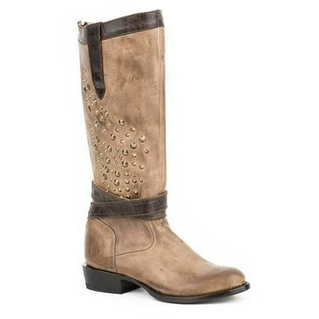

Women s Stetson Angel Leather Boots Handcrafted Tan