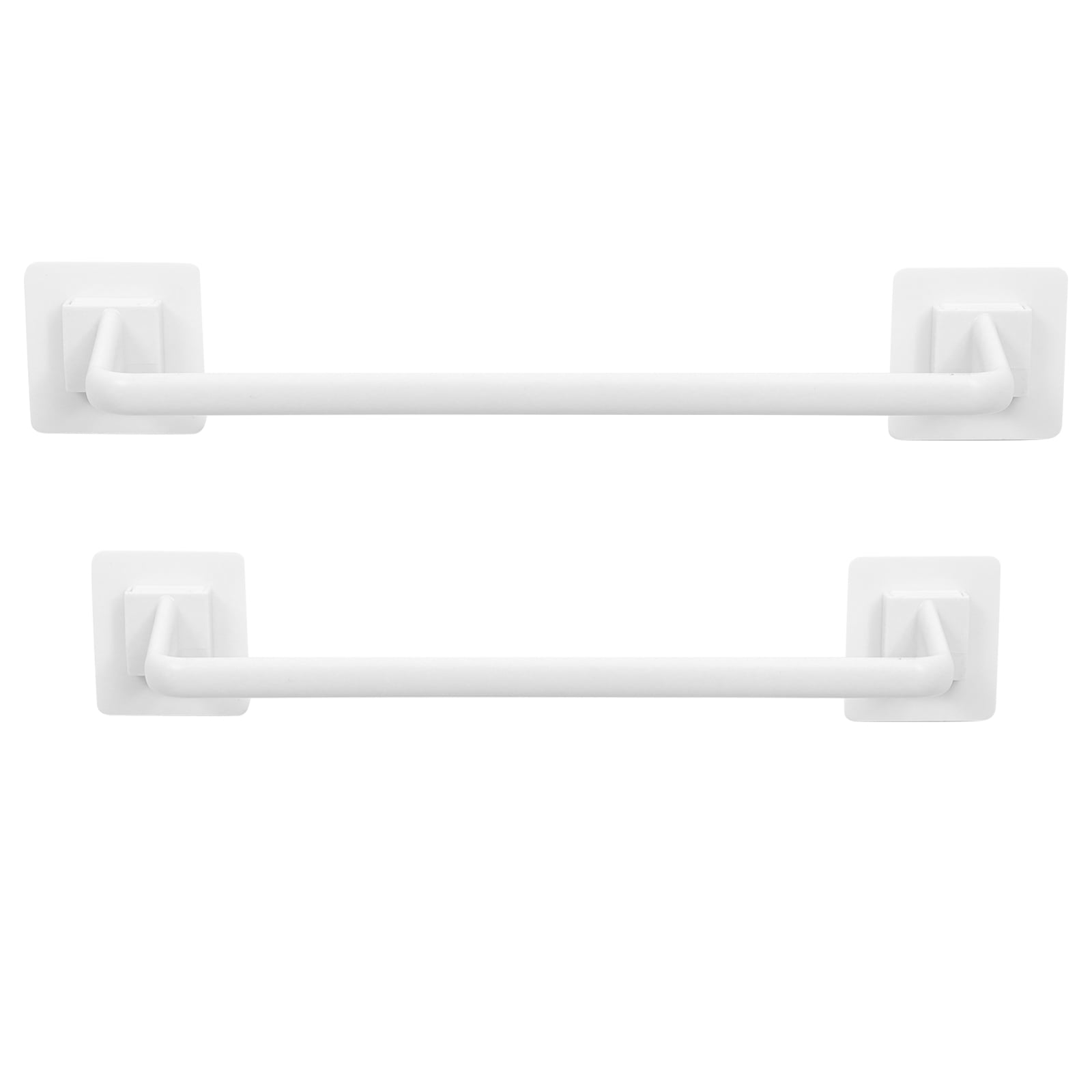 2Pcs Wallmounted Towel Rack Bathroom Towel Hanging Rack Plastic Towel