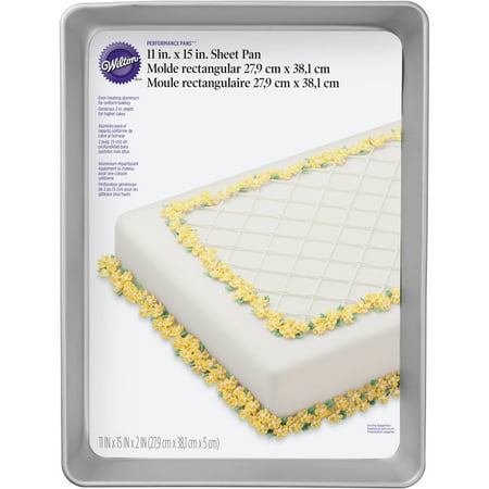 Wilton Bakeware 11"x15" Performance Cake Pan, Sheet 2105-158