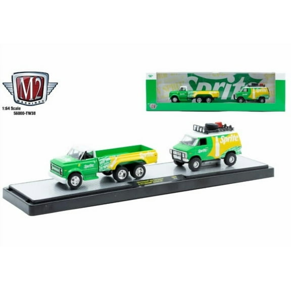 M2 Machines Auto Hauler Tw38 1970 Chevrolet C60 Truck 1971 Chevy Van G10