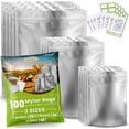 thumbnail image 1 of Bolsas Mylar Home Sensei, 100 unidades, con absorbedores de oxígeno, 400 cc, 1 of 7