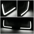 thumbnail image 3 of DNA Motoring GRF-LB-006-MBK-1 For 2002 to 2005 Dodge Ram 1500 2500 3500 Matte Black LED DRL Honeycomb Mesh Front Hood Bumper Grille Grill 03 04, 3 of 6