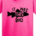 thumbnail image 4 of Inktastic It Was This Big Fishing Humor Youth T-Shirt, 4 of 5