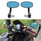 thumbnail image 4 of Un par de espejos laterales universales de 7/8' 22 mm Espejo para motocicleta/scooter/ciclomotor Accesorios universales para motocicleta Espejo retrovisor de plástico Reflector ajustable, 4 of 5