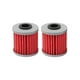 thumbnail image 2 of Paquete de 4 filtros de aceite para Kawasaki KX250 KX250F KX450F Suzuki, 2 of 4
