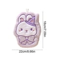 thumbnail image 2 of JVBTVB Easter Hand Towels, Super Absorbent Coral Fleece Dish Cloths with Hanging Loop, Purple Easter Bunny Decorative Kitchen Towels for Home, Kitchen, Bathroom, Party & Gift, 2 of 8