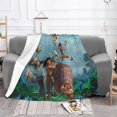thumbnail image 2 of Two Layers Blanket Raya Custom Name Printed Bedspread Sofa Covers Travel Camping Blanket Christmas Gift, 2 of 5
