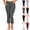 Dark Gray yoga pants for women, variant on Capri Yoga Pants for Women with Pockets High Waist Tummy Control Yoga Leggings Crop for Gym Workout White,M