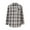 #269-Coffee, variant on Craaazy Button Down Shirts For Women Plaid Printed Tops Long Sleeve Turn-down Collar Cardigan Coat With Pocket Gifts For Women