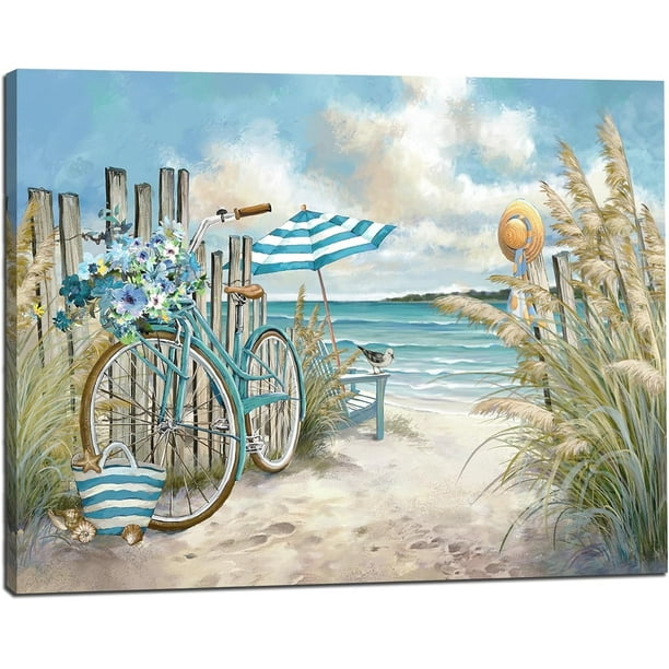 Beach Wall Art for Bathroom: Stunning Coastal Decor Ideas
