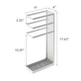 thumbnail image 3 of Yamazaki Home Umbrella Stand, White, Steel,  Holds umbrellas at least 10.5" long, No Assembly, 3 of 3