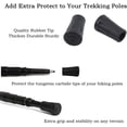 thumbnail image 2 of 6pcs Walking Stick Tips, Replacement Rubber Tips for Walking Sticks, 11mm Diameter, 2 of 4