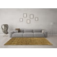 thumbnail image 3 of Ahgly Company Indoor Round Abstract Brown Modern Area Rugs, 5' Round, 3 of 4