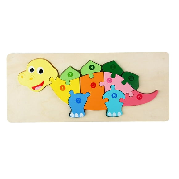 Hearth & Gear Casse-Tête en Bois Dinosaure Casse-Tête de Construction Casse-Tête Alphabet Jouet Éducatif Préscolaire Ensemble A2play 33400 490 Ptérodactyle 5400 Bords de Route Zingy 2400 2x3x4 Bonhomme de Neige 453000 1100