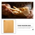 thumbnail image 3 of Miangastore 50pcs Kraft Paper Shredded Cake Fried Food Packaging Bags Oil-proof Food Containers, 3 of 9