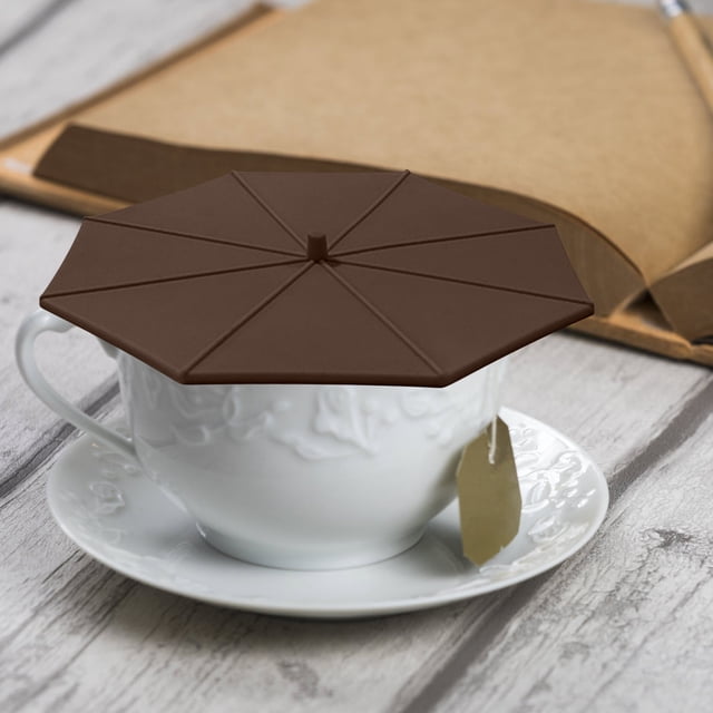 Couvercle de Tasse en Forme de Parapluie Scellable 5 Pcs