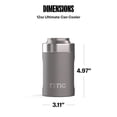thumbnail image 5 of RTIC 12 oz Stainless Steel Insulated Ultimate Can Cooler, Fits 12oz Cans, Graphite, 5 of 8