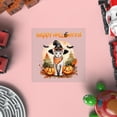 thumbnail image 4 of Happy Halloween Devon Rex Witches Hat Pumpkin Carving Cutout Transfer Sticker Cat Lover Kitten Owner Gifts Transparent Decal Art Decor - 02019, 4 of 5