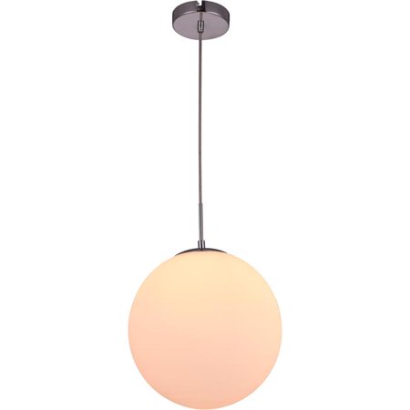 

12.5 x 11.5 in. Opal 1 Light Off White Pendant