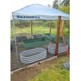 thumbnail image 7 of Tramull 2 Pack 4x2x1FT Galvanized Raised Garden Bed Kit Oval Metal Ground Planter Box Outdoor Bottomless Planter Raised Beds for Vegetables Flowers Herbs Fruits, Gray, 7 of 7