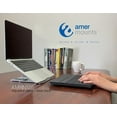thumbnail image 3 of Amer Mounts Aluminum Laptop Stand, Ergonomic Detachable Computer Stand, Riser Holder Notebook Tablet 11-15.6" Laptops AMRNS01, 3 of 5