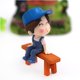 thumbnail image 3 of Figuras Banco Beso Amantes Muñeca Durable Encantadora Planta Verde Decoraciones Advancent HA041310-00, 3 of 6