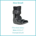 thumbnail image 4 of McKesson Walking Boot Surgical Shoe for Foot and Ankle Injury, Medical Boot - Size Small, 1 Ct, 4 of 11