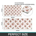 thumbnail image 7 of Pink Cow Strawberry Pattern Kitchen Rugs Sets Of 2,Anti Fatigue Kitchen Mat Rugs Non Slip Washable,Decorative Kitchen Floor Mats for Kitchen,Sink,Laundry,17"x30"+17"x47", 7 of 7
