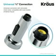 thumbnail image 5 of Kraus Dual Function Kitchen Faucet Sprayer in Chrome, 5 of 7