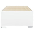 thumbnail image 2 of vidaXL Cadre de Lit Sans Matelas Blanc Simple TG Similicuir, 2 of 5
