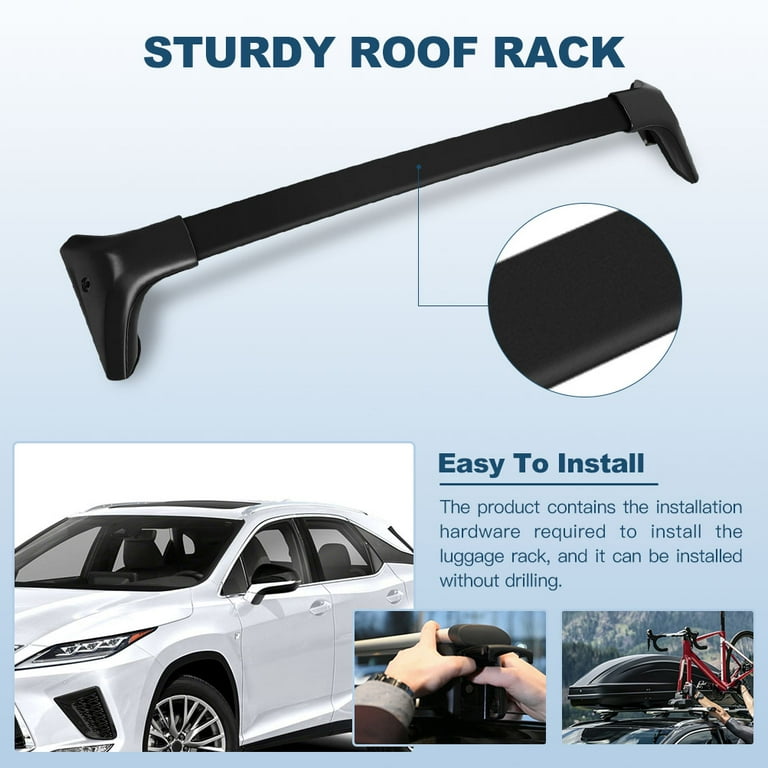 ECCPP For For 2016-2019 Lexus RX350 RX450H Roof Rack Cross Bars